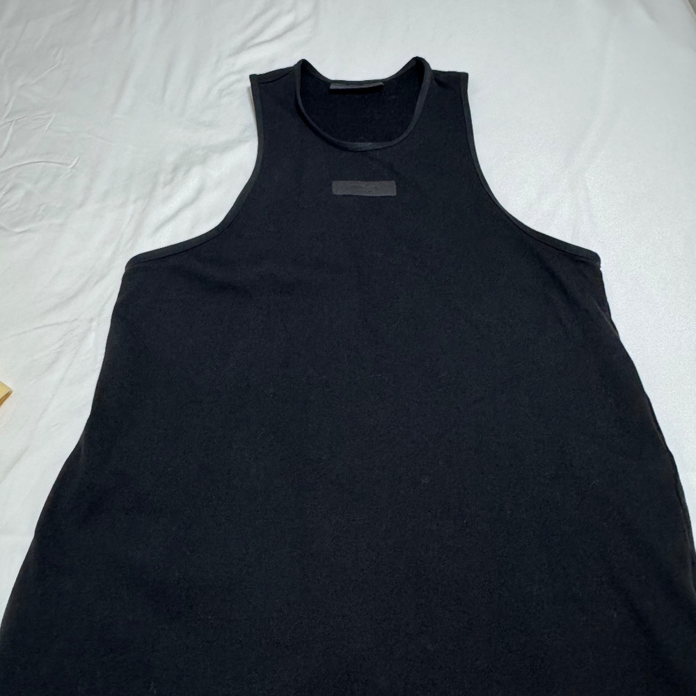 Black Essentials Tank Top
